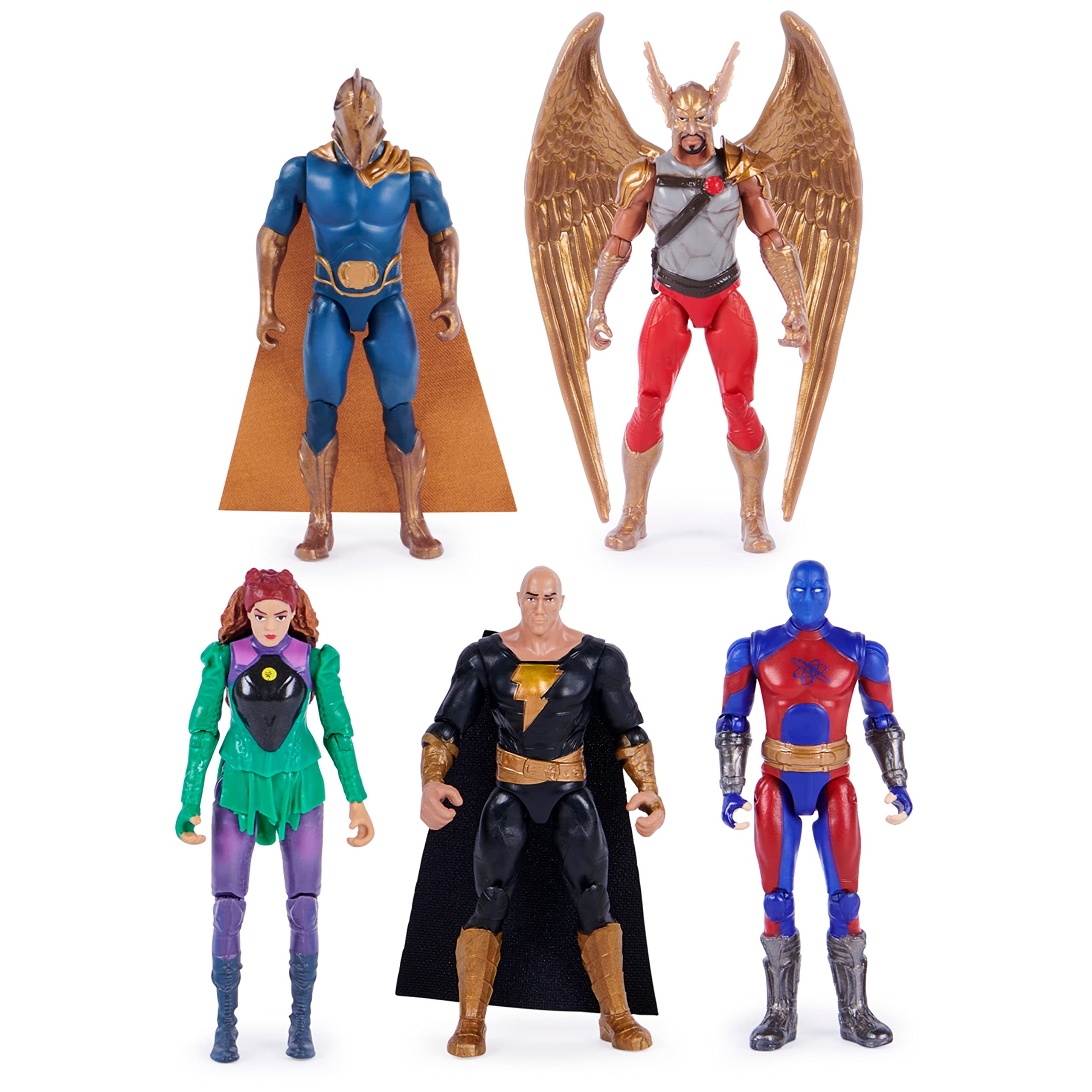 4" DC Comics Black Adam and Justice Society Action Figure Set $16.80 + Free Shipping w/ Prime or on $25+