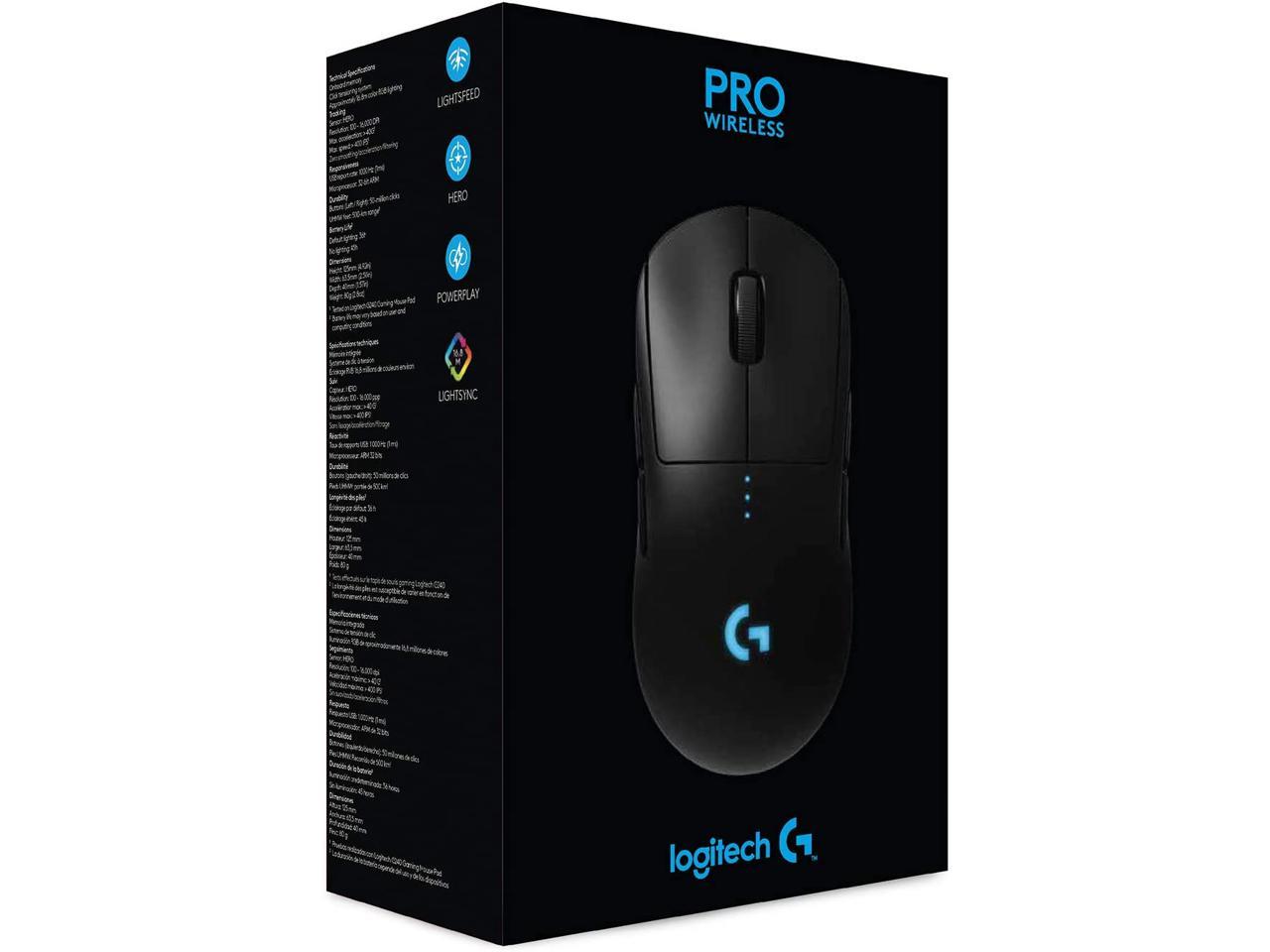 Logitech G PRO Lightweight Wireless Optical Ambidextrous Gaming Mouse w/ RGB Lighting $75 + Free Shipping