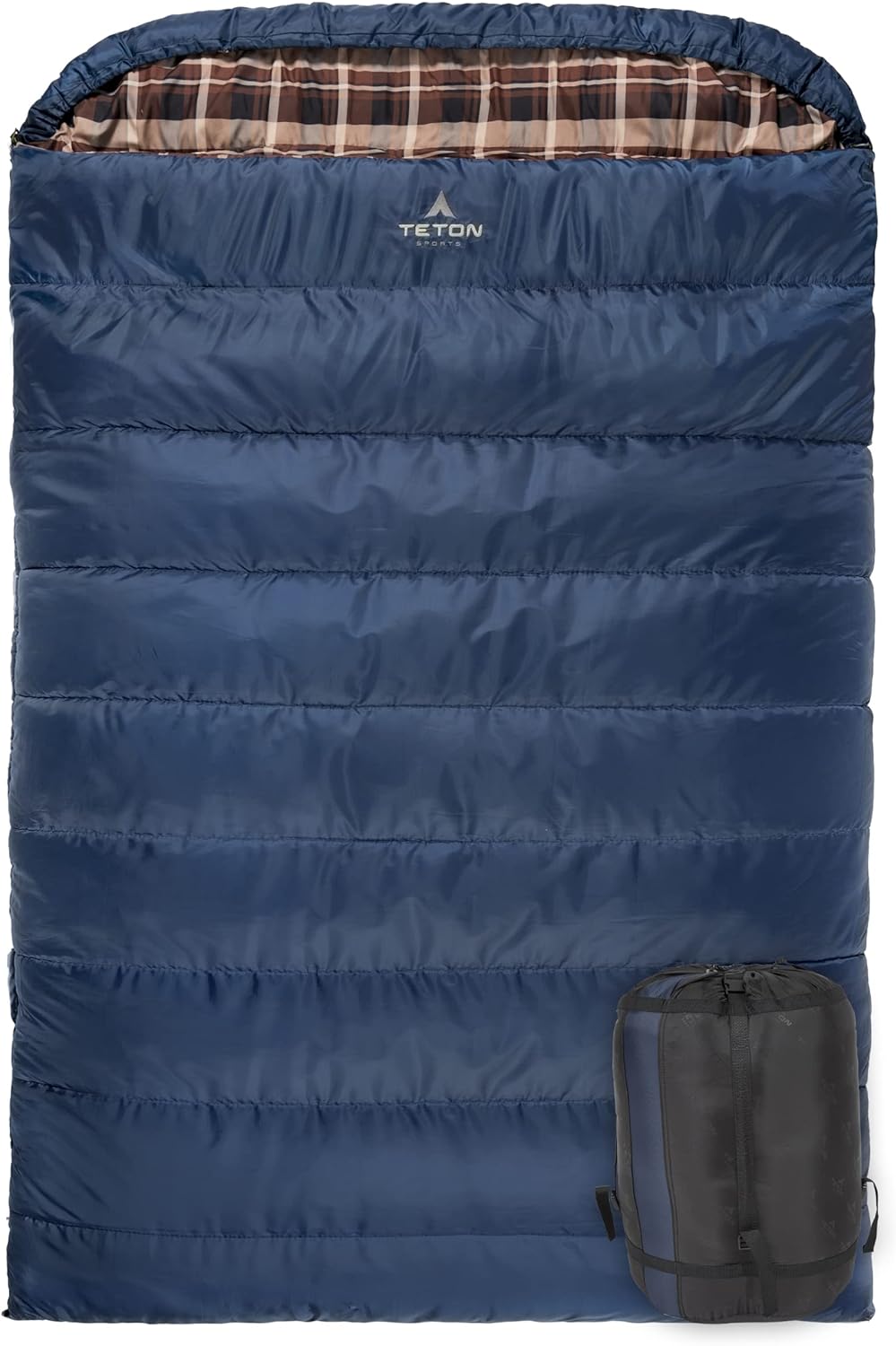 TETON Sports: Mammoth 20F Queen Size Double Sleeping Bag (Blue) $80.44 + Free Shipping