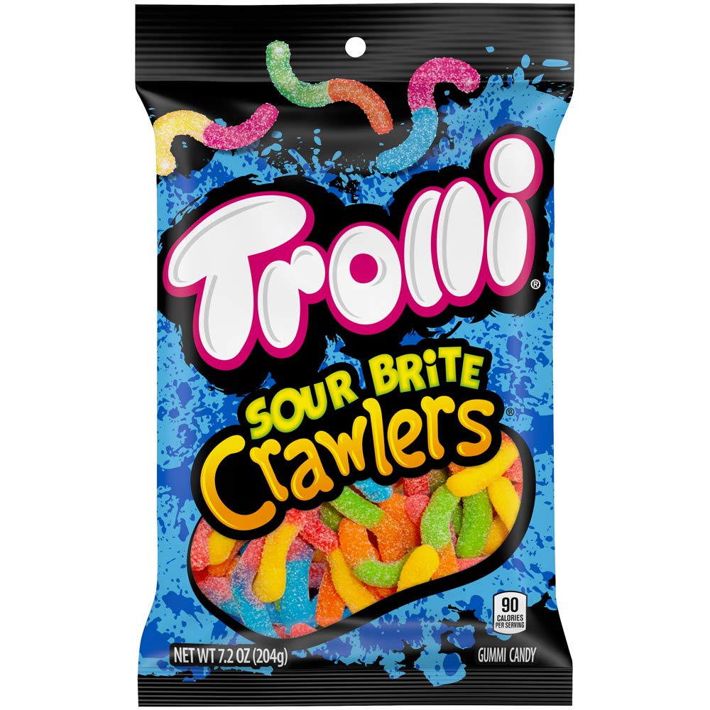 7.2-oz Trolli Sour Brite Crawlers Candy Gummy Worms (Original) $1.65 w/ Subscribe & Save & More + Free Shipping w/ Prime or on $35+