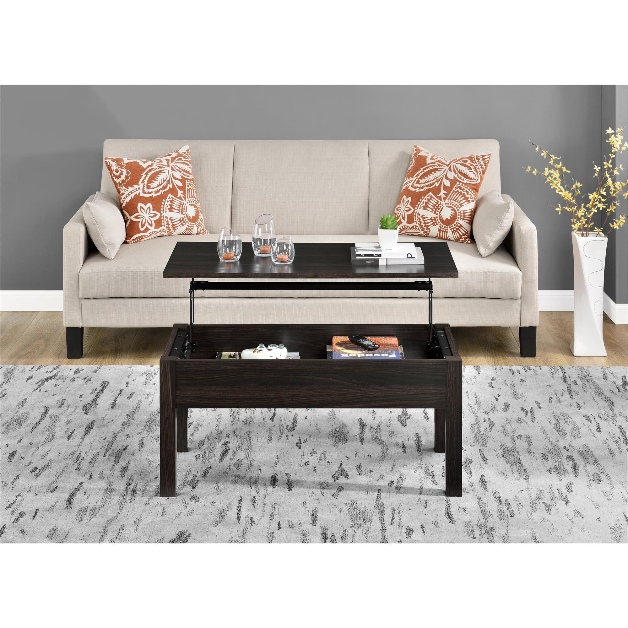 Mainstays LiftTop Coffee Table (Espresso) 58 + Free Shipping