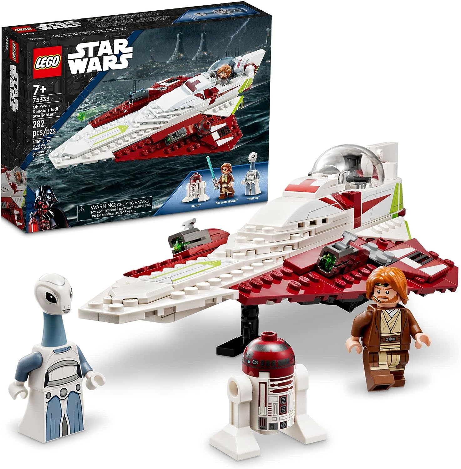 282-Piece LEGO Star Wars Obi-Wan Kenobi's Jedi Starfighter Toy Building Kit $21 + Free Shipping
