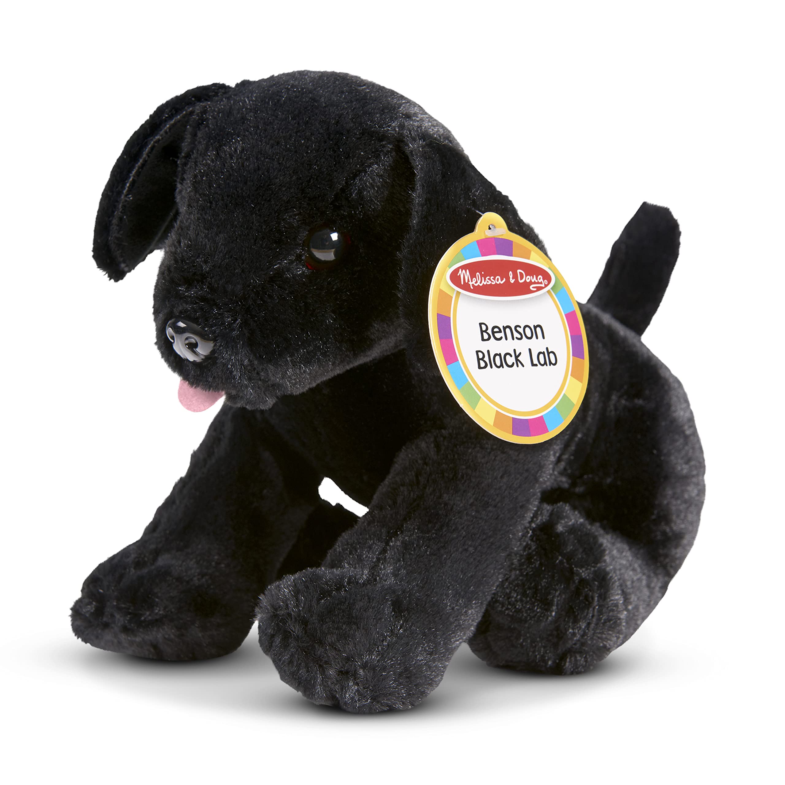 Melissa & Doug Benson: Extra Large Black Lab Stuffed Animal Puppy Dog $9 + Free Shipping w/ Prime or on $35+
