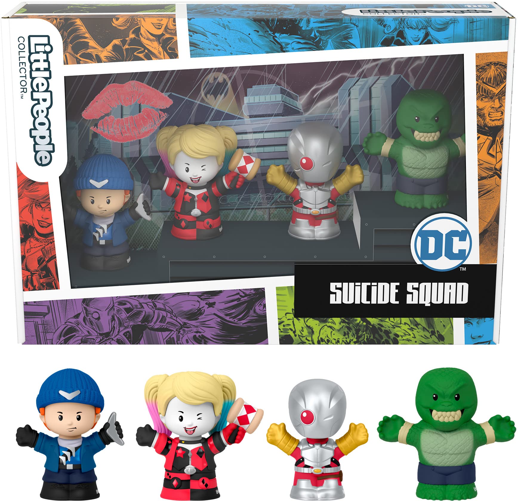 4-Character Little People Suicide Squad Special Edition Figure Set $11.75 + Free Shipping w/ Prime or on $35+