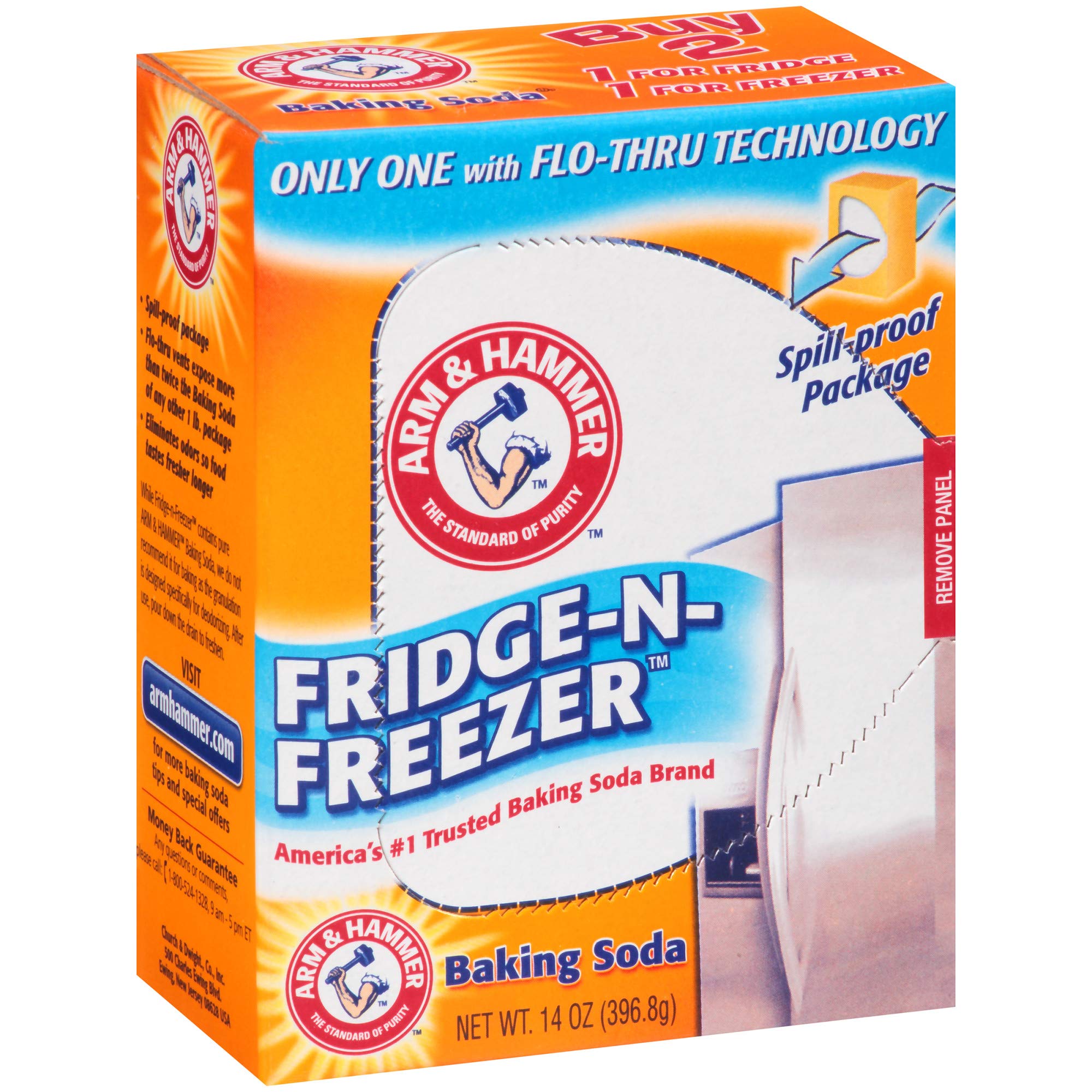 12-Pack 14-Oz Arm & Hammer Baking Soda Fridge-n-Freezer Odor Absorber $11.17 w/ S&S + Free Shipping w/ Prime or on $35+