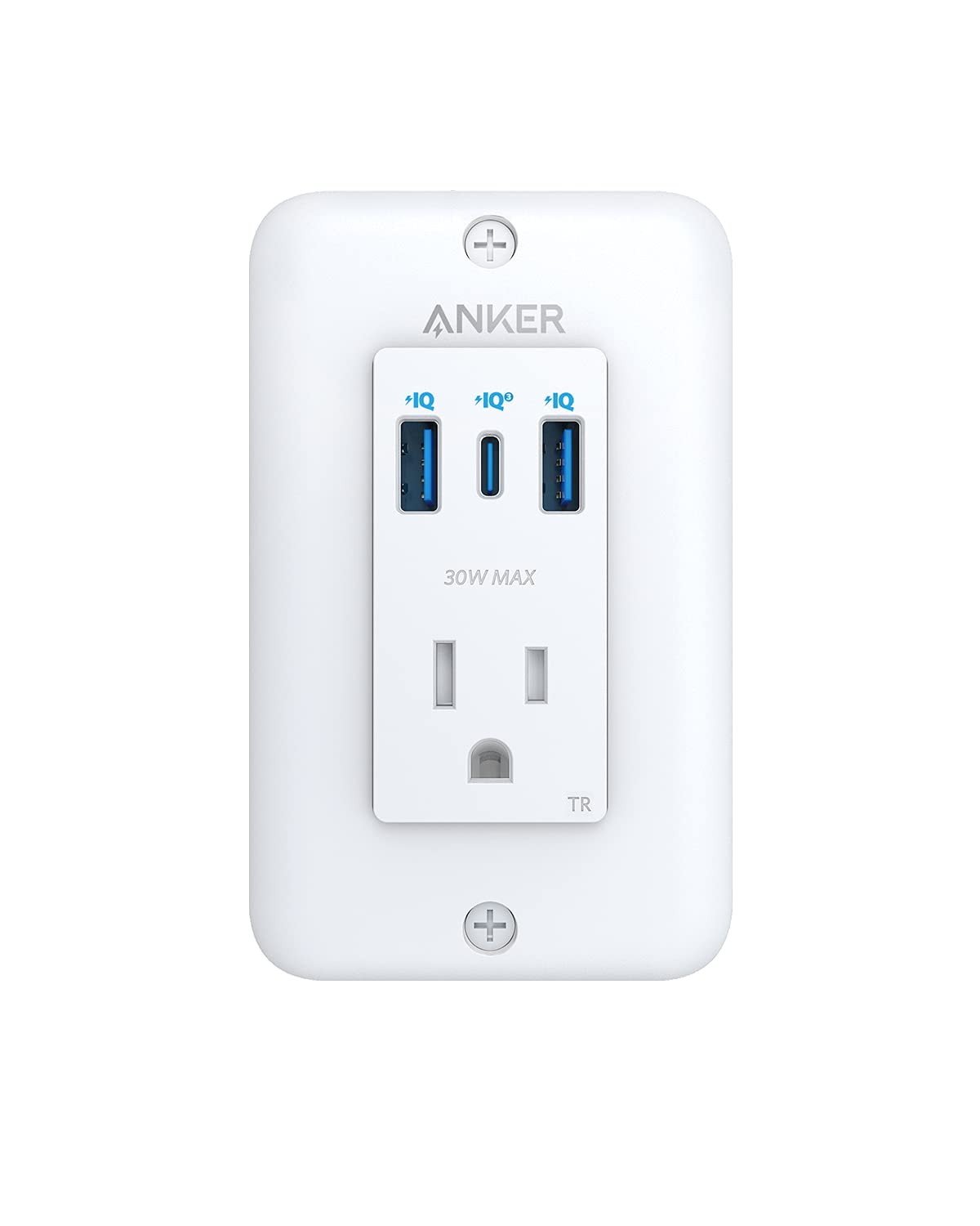 Anker PowerExtend Wall Outlet w/ 1x 30W USB-C port, 2x 12W USB-A ports & 1x AC Outlet $24 + Free Shipping w/ Prime or on $35+