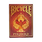 Bicycle Playing Cards (Fyrebird, Red) $3.75