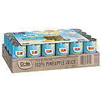 24-Count 6-Oz Dole All Natural 100% Pineapple Juice Cans $10.70