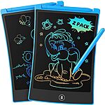 2-Pack Tekfun 8.5" LCD Erasable Writing/Drawing Doodle Board Tablet w/ 4 Styli $5