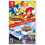 Sonic Mania + Team Sonic Racing Double Pack (Nintendo Switch) $24.95