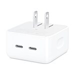 Apple 35W Dual USB-C Port Compact Power Adapter $40 + Free Shipping