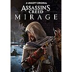 Assassin's Creed Mirage (PC Digital Download): Deluxe Ed. $20, Standard Ed. $15