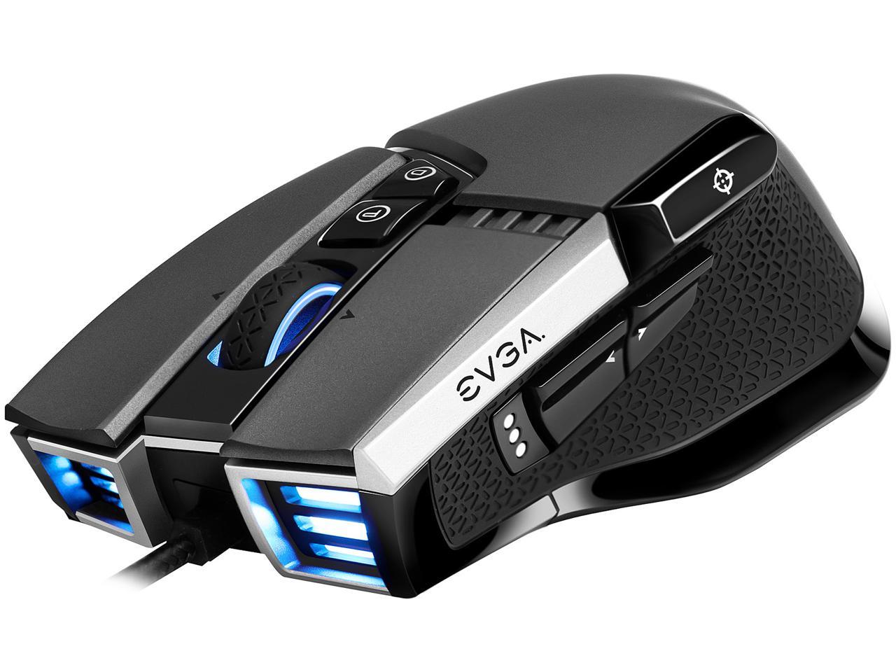 EVGA X17 16000 DPI 10-Button Wired Optical Gaming Mouse (Black) $18 & More + Free Shipping