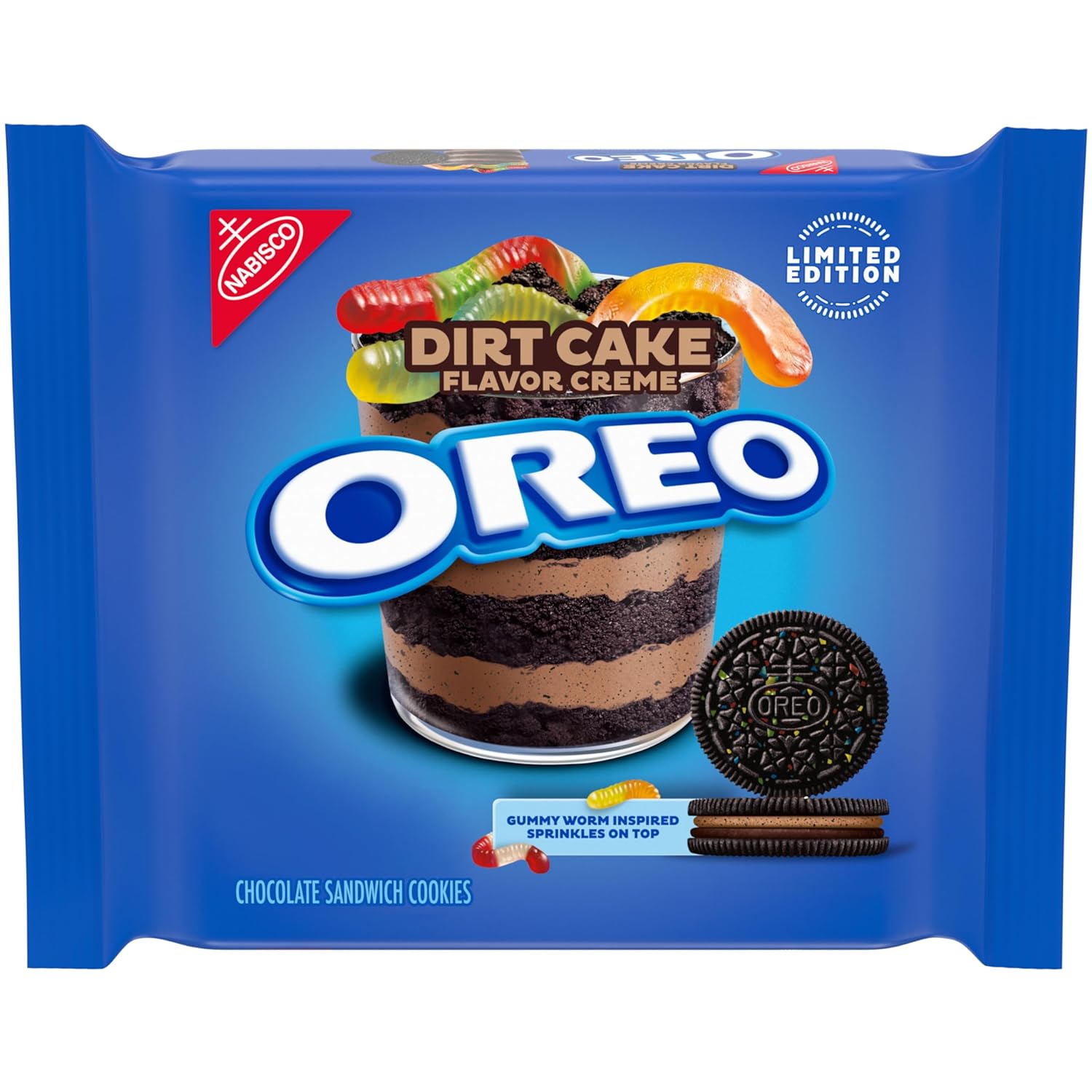 10.68-Oz OREO Dirt Cake Limited Edition Chocolate Sandwich Cookies $4 + Free Shipping w/ Prime or on $35+