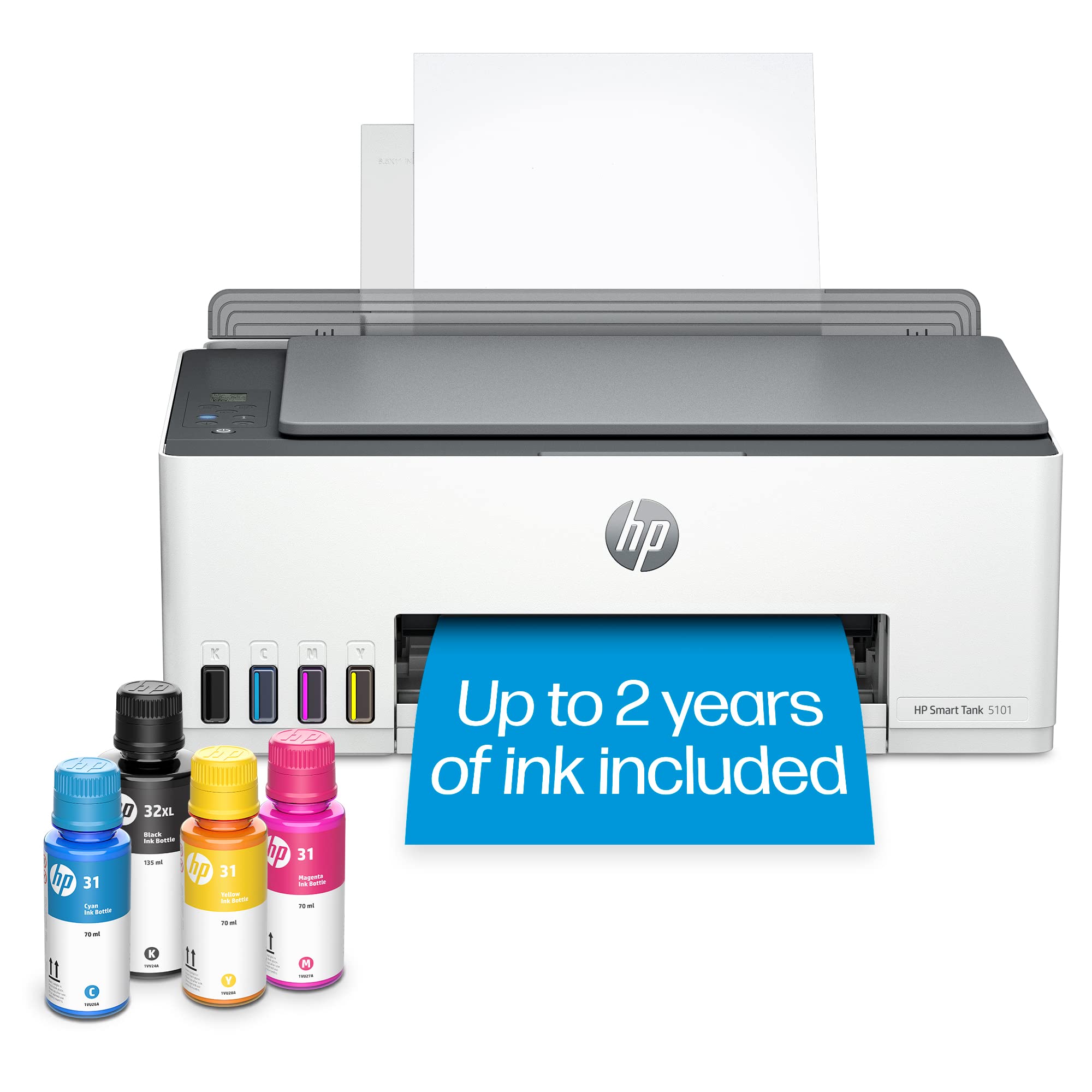 HP Smart Tank 5101 Wireless All-In-One Supertank Inkjet Printer w/ up to 2 Years of Ink Included $170 + Free Shipping