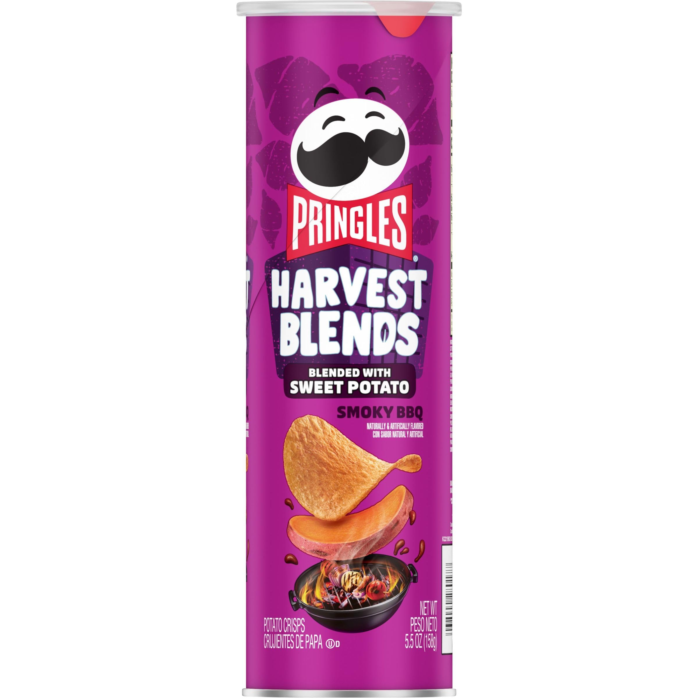 2-Count 5.5-Oz Pringles Harvest Blends Smoky BBQ Potato Chips $3.49 + Free Shipping w/ Prime or on $35+