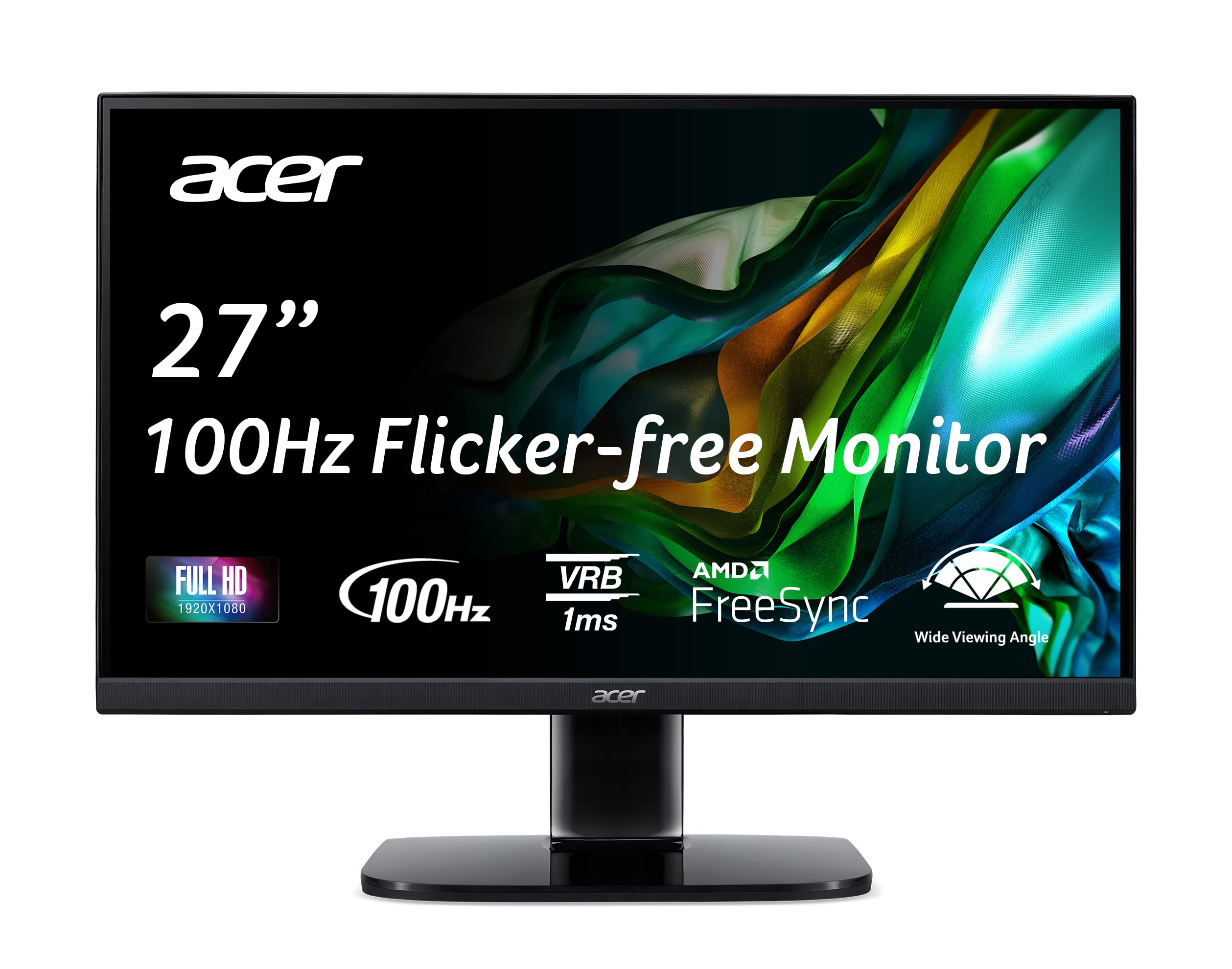 27" Acer Full HD (1920 x 1080) Zero-Frame 100Hz 1ms VA FreeSync Gaming/Office Monitor $100 + Free Shipping