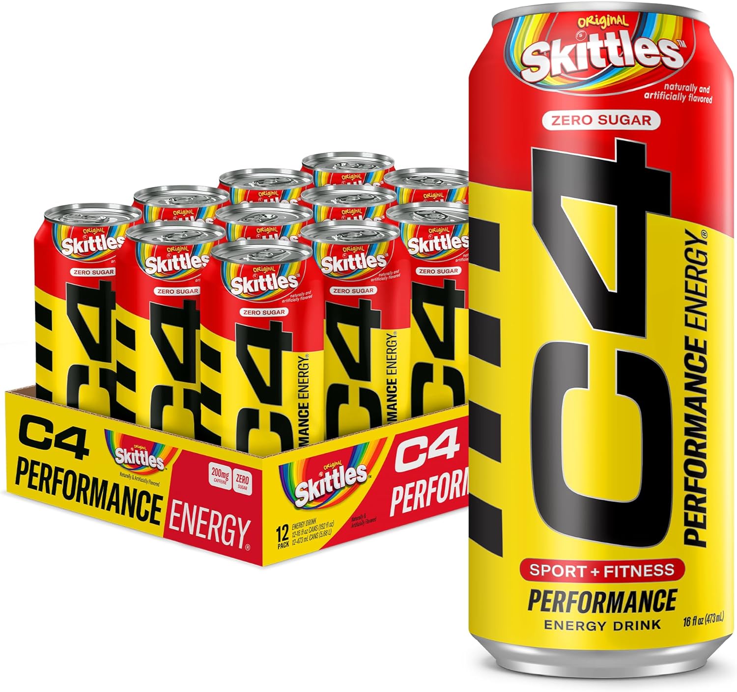 12-Pack 16-Oz Cellucor C4 Zero Sugar Energy Drinks (Various Flavors) From $14.94 w/ S&S + Free Shipping w/ Prime or on $35+