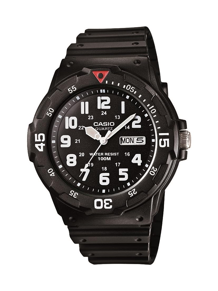 Casio Men's MRW200H-1BV Black Resin Dive Watch (Black) $21.92 + Free Shipping w/ Prime or on $35+