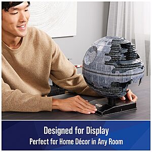 4D Build Star Wars Cardstock Model Kit: 272-Piece Death Star II