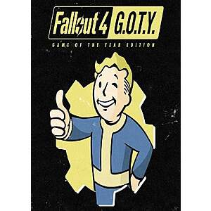 Fallout 4: Game of the Year Edition (PC Digital Download) $8.10 