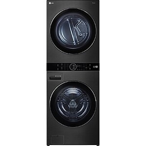 LG 4.5 Cu. Ft. HE Smart Front Load Washer & 7.4 Cu. Ft. Electric Dryer WashTower w/ Steam & Ventless Dryer $1,200 + Free Store Pickup at Best Buy or $29.99 Delivery