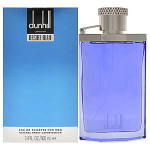 3.4-Oz Dunhill London Desire Blue by Alfred Dunhill Men's Cologne $18.56  + Free Shipping w/ Walmart+ or $35+