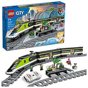 764-Piece LEGO City Express Passenger Remote-Controlled Train Set w/ Working Headlights (60337)  $152 + Free Shipping