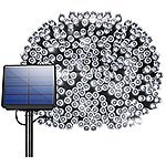 Solar String Lights RockBirds 72ft 22m 200 LED Certified by FCC and Rohs, Outdoor String Lights $9.09