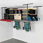 SafeRacks 4 ft. x 8 ft. Overhead Garage Storage Rack and Accessories Kit - $259.99