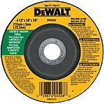DEWALT DW4528 4-1/2" x 1/8" x 7/8" Concrete/Masonry Cutting Wheel $2.40