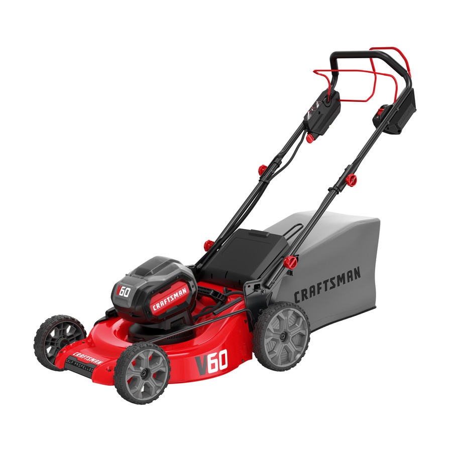 YMMV - B&M Only - CRAFTSMAN V60 60-volt Max Lithium Ion Self-propelled 21-in Cordless Electric Lawn Mower - $199.6