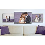 Groupon - Three personalized 16&quot;x20&quot; premium thick wrap canvases, w/shipping included for $54 or Two personalized 16&quot;x20&quot; premium thick wrap canvases, w/shipping included for $40