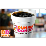 $25 Dunkin donuts GC for $20 + email delivery @ ppdg