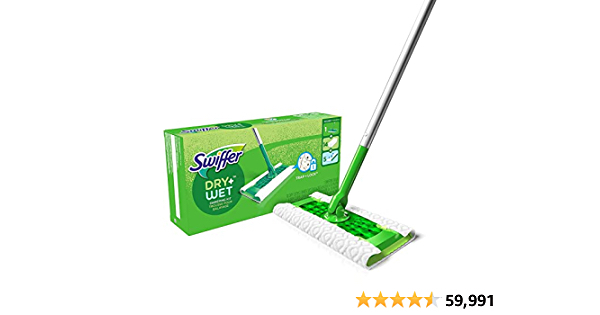 Sweeping and Mopping Starter Kit 20 piece with heavy duty cloths. 40% off with subscribe and save - YMMV was told not all accounts