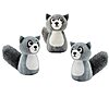 3-Pack Outward Hound Squeakin' Raccoon Plush Dog Toy $4.48 + Free Shipping w/ Prime or on $35+