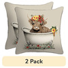 2-Pack 16&amp;quot;x16&amp;quot; Mainstays Decorative Outdoor Throw Pillow (Various) $6 ($3 Each) + Free S&amp;amp;H w/ Walmart+ or on $35+