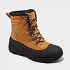 All in Motion Men's Waterproof Faux Fur Winter Boots (Chestnut, Black) $11.49 + Free Shipping