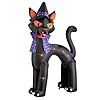 14 ft. LED AirBlown&reg; Archway Black Cat Witch $99 + Free Shipping