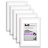 5-Count 8&amp;quot; x 12&amp;quot; Americanflat Picture Frame w/ Polished Plexiglass (White) $10.49 + Free Shipping w/ Prime or on $35+