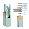 10-Piece Tasty Kitchen Knife Set with Block (Aqua) $17.93 + Free Shipping w/ Prime or on $35+