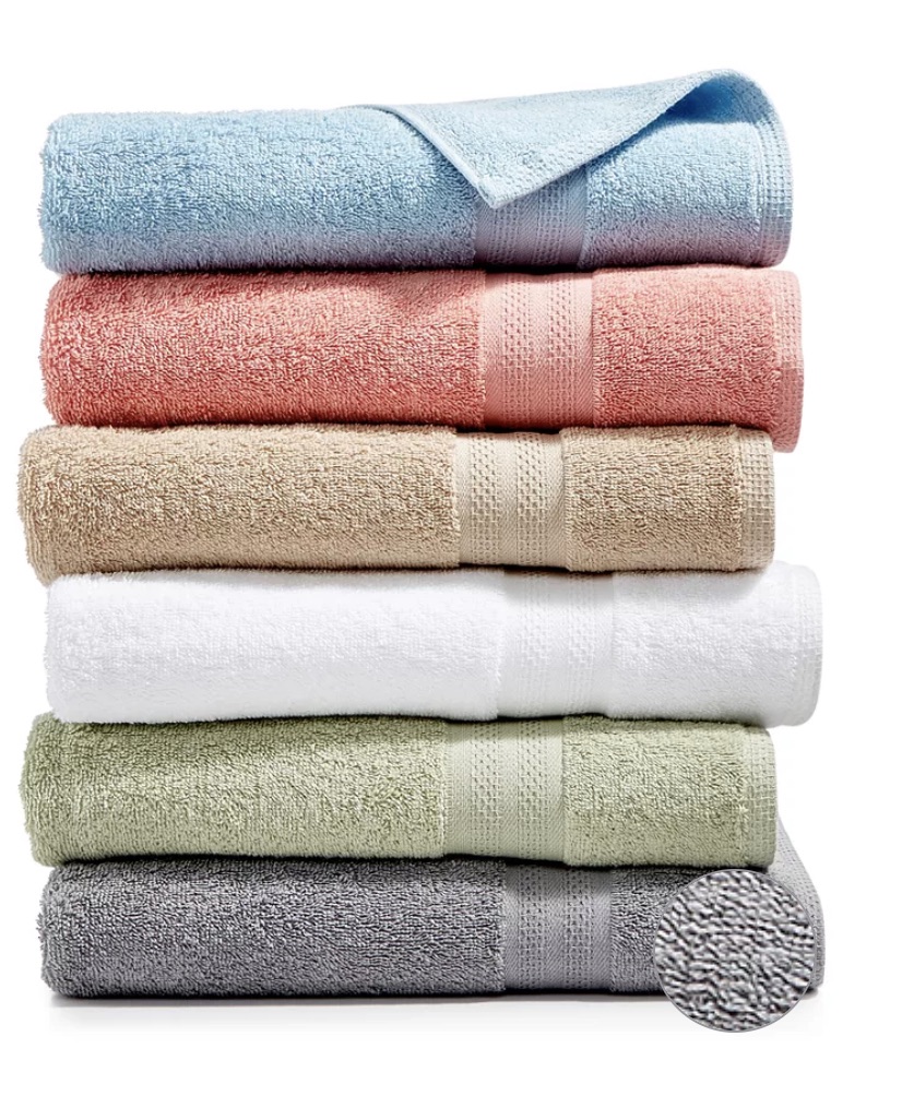 27"x52" Sunham Soft Spun Cotton Bath Towel 4 for $11.96 ($2.99 Each) + 6% SD Cashback + Free Store Pickup at Macy's or FS on $25+