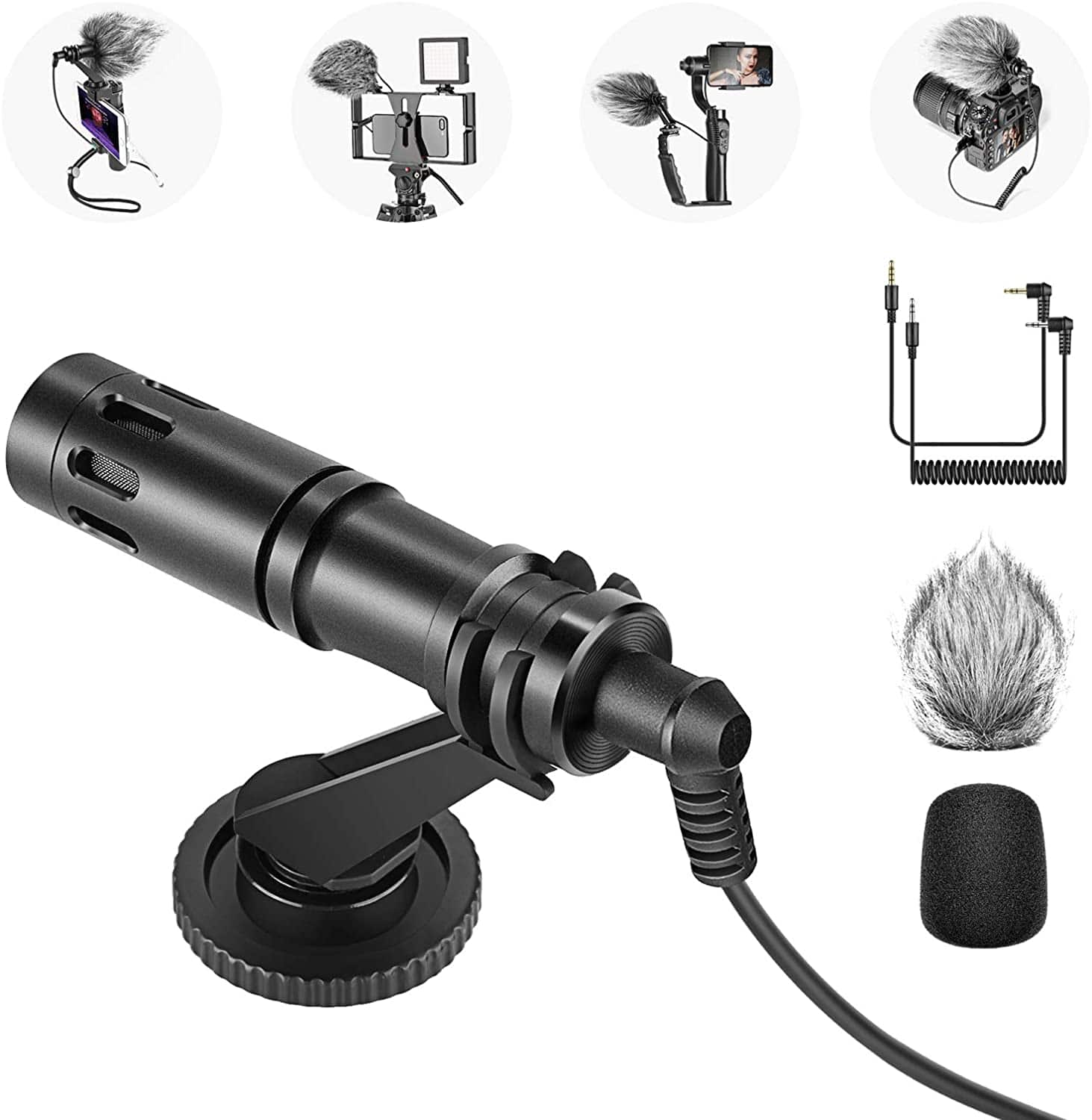 Neewer CM14 Video Microphone (3.5mm) - $14.00 + Free Shipping w/ Prime or $25+