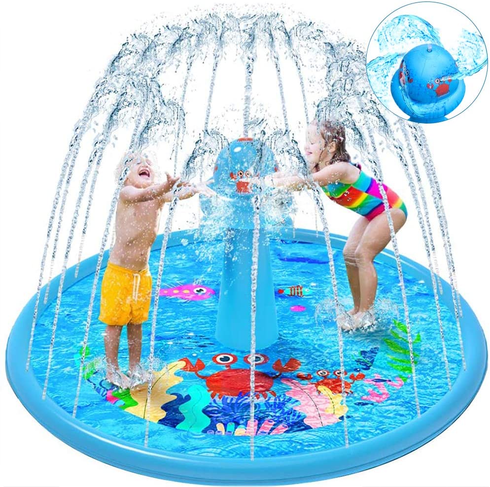 Prime Members: 67" Sprinkler Splash Pad Kiddie Pool $8 + Free Shipping
