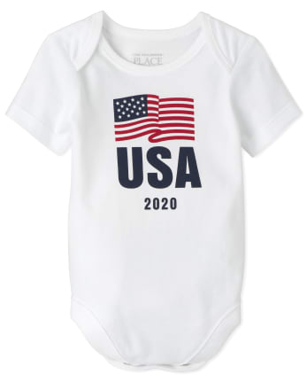 Children's Place: Baby Family USA Olympics Bodysuit $0.99, 4-Pack Toddler Boys' Aloha Striped Tank Tops $8, More + Free Shipping