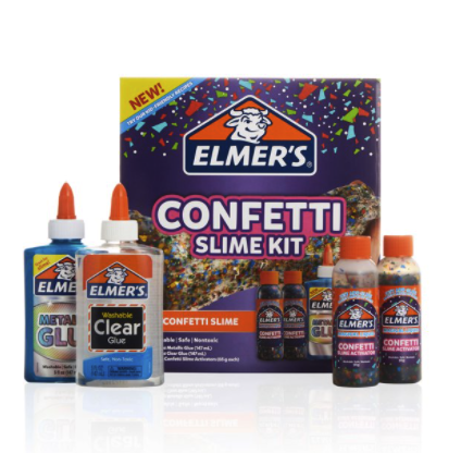 4-Piece Elmer's Confetti Slime Kit $4.64 + Free Shipping w/ Walmart+ or $35+