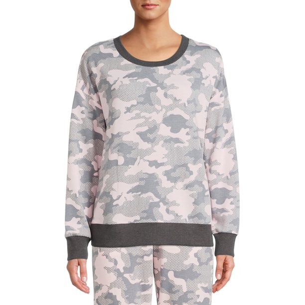 Reebok Women's and Women's Plus Lounge Sweatshirt $6 + Free Shipping w/ Walmart+ or FS on $35+