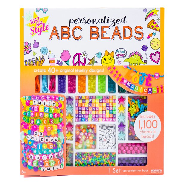 Just My Style ABC Beads & Charms Jewelry Making Kit $9, Just My Style 2-in1 Jewelry Making Kit or Spa Activity Kit $10 + Free Shipping w/ Walmart+ or $35+