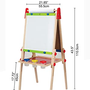 Hape All-in-One Wooden Kids' Double Sided Art Easel w/ Paper Roll & Accessories $19.09 + Free Shipping w/ Prime or $25+