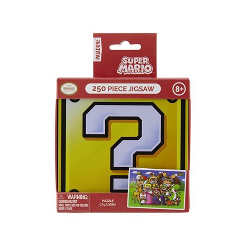 250-Piece Super Mario Jigsaw Puzzle $7 + 10% SD Cashback + Free Curbside Pickup at Macy's or FS on $25+